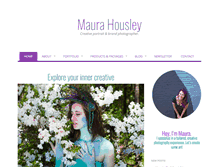 Tablet Screenshot of maurahousley.com